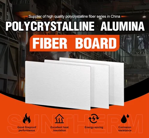 Polycrystalline Mullite Fiberboard Polycrystalline Mullite Fiberboard